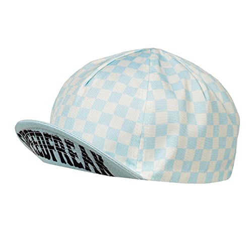 King Kerosin Herren Cycling Cap | Flat Brim | Print | Schachbrett | Polyester Speedfreak von King Kerosin