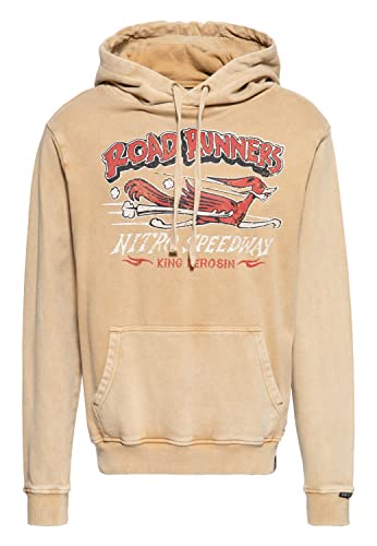 King Kerosin Herren Hoodie | Acid Washed | Road Runners | Regular Fit | Front Print | Used-Look | Kapuzenpullover Road Runners King Kerosin Herren Hoodie | Acid Washed | Road Runners | Regular Fit | Front Print | Used-Look | Kapuzenpullover Road Runners von King Kerosin