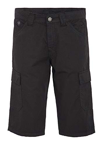 King Kerosin Herren Kustombuilt Bermudas, Schwarz, 34 von King Kerosin