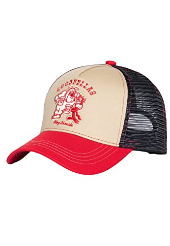 King Kerosin Herren Trucker Cap Baseballcap Aus Baumwolle Meshcap Snapback Mit Netz Kappe Curved Brim Winter/Sommer Goodfellas von King Kerosin