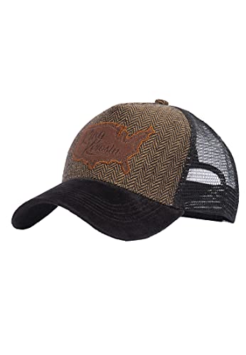 King Kerosin Herren Trucker Cap | Stickerei | Mesh | Cord | Fischgrat Usa von King Kerosin