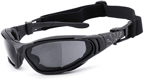 King Kerosin KK190 Sonnenbrille (Black/Mat,One Size) von King Kerosin