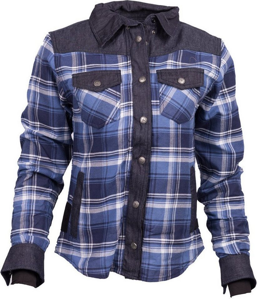 King Kerosin Motorradjacke Queen Kerosin Blanko Adventure Damen Hemd herausnehmbares Innenfutter von King Kerosin