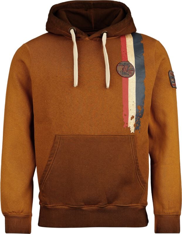 King Kerosin Oilwash Hoodie Kapuzenpullover senfgelb in XXL King Kerosin Oilwash Hoodie Kapuzenpullover senfgelb in XXL von King Kerosin