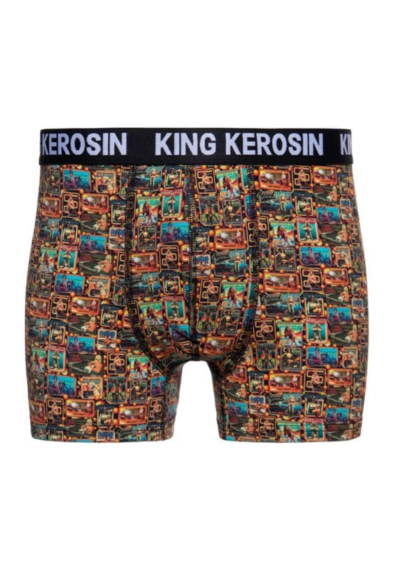 King Kerosin - Rockabilly Boxershort - Seventies Boxershorts - S - für Männer - Größe S - Picture von King Kerosin