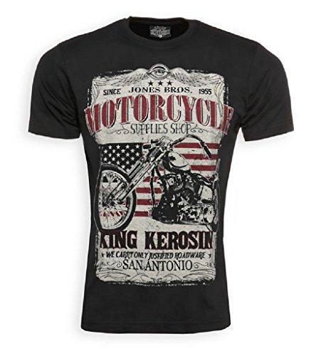 King Kerosin T-Shirt San Antonio Black-M von King Kerosin