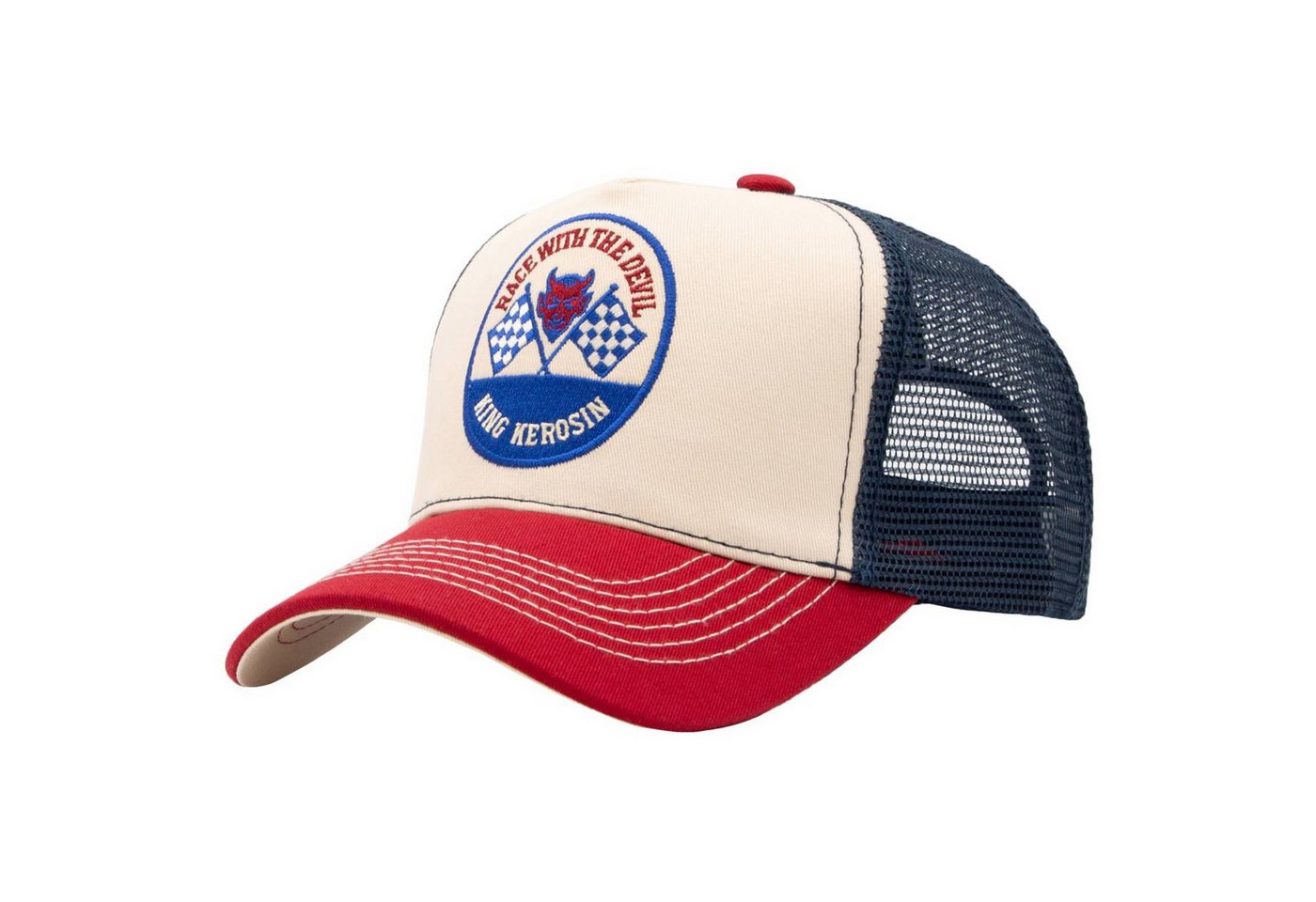 King Kerosin Trucker Cap King Kerosin Herren Trucker Mesh Caps 2025 Spring/Summer (Basecap, Meshcap, Trucker Kappe) von King Kerosin