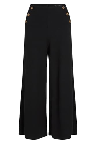 King Louie Damen Hose Pia Culotte Milano Uni (DE/NL/SE/PL, Alphanumerisch, XL, Regular, Regular, Black) von King Louie