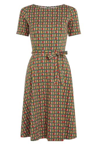 King Louie Damen Kleid Betty Dress Rondine (DE/NL/SE/PL, Alphanumerisch, L, Regular, Regular, 205 Ponderosa Green) von King Louie