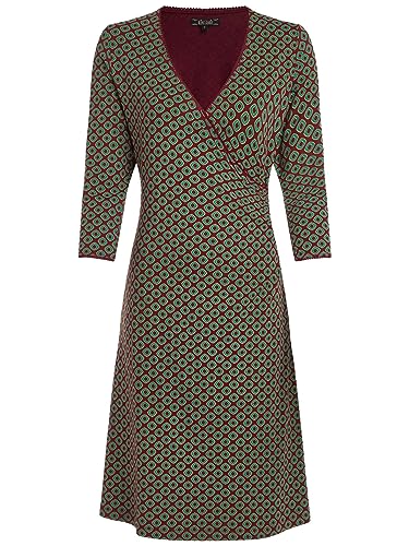 King Louie Damen Kleid Cross Dress Dusty (as3, Alpha, xx_l, Regular, Regular, 622 Cabernet Red) von King Louie