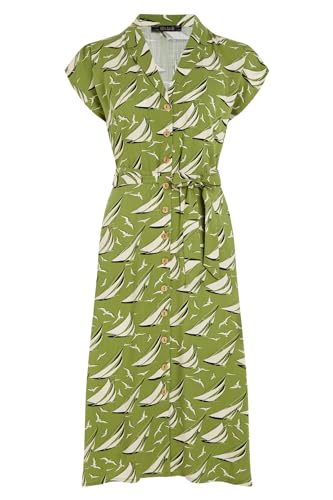 King Louie Damen Kleid Irene Dress Bateau (DE/NL/SE/PL, Numerisch, 38, Regular, Regular, 261 Woodbine Green) von King Louie