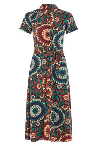 King Louie Damen Kleid Olive Dress Torini (DE/NL/SE/PL, Alphanumerisch, XL, Regular, Regular, 445 Evening Blue) von King Louie