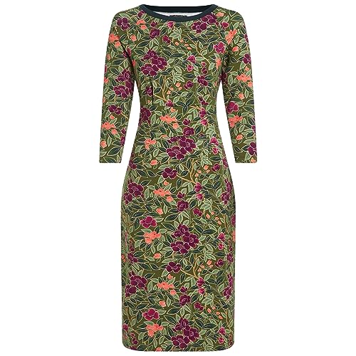 King Louie Damen Kleid Tallulah Dress Bellevue (as3, Alpha, x_l, Regular, Regular, 251 Olive Green) von King Louie