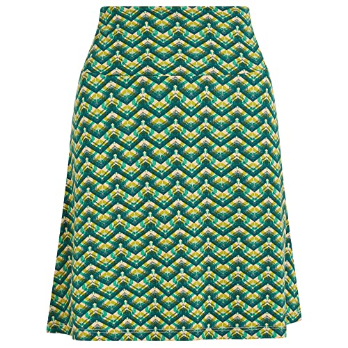 King Louie Damen Rock Border Skirt Brazza (as3, Alpha, s, Regular, Regular, 289 Jasper Green) von King Louie