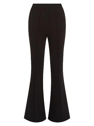 King Louie Damen Schlaghose Hose Gael Pintuck Pants Aurora (44, 001 Black) von King Louie