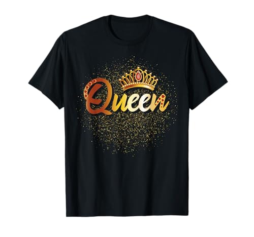 Queen Shirt Women Him & Her Matching Couples T-Shirt von King Queen & Princess Prince Outfits Co.
