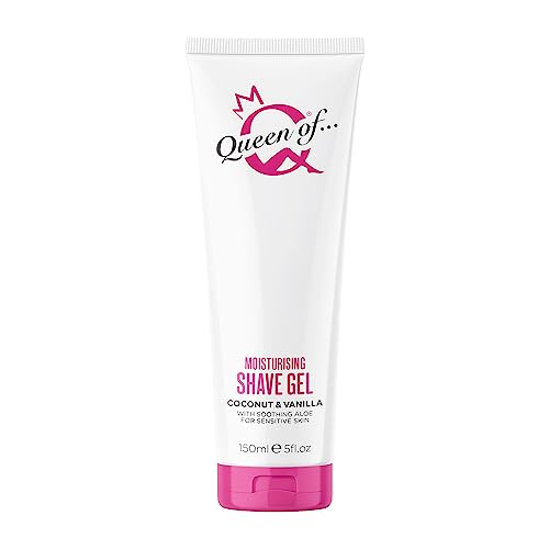 Queen of. Ooh la la! Creamy Coconut and Vanilla Shaving Gel Tube for Women Sensually Smooth Skin 150 ml von QuEeN of