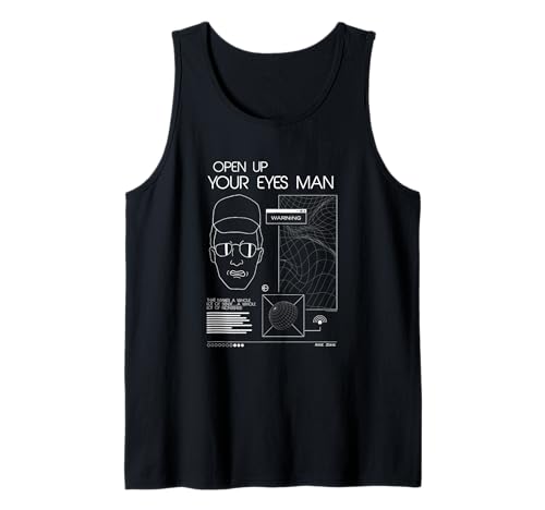 King of the Hill Dale Open Up Your Eyes Man Conspiracies Tank Top von King of the Hill