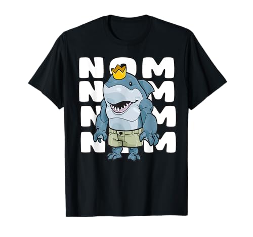 König des Ozeans Hungry Shark Baby Nom Nom Shir Summer Camp T-Shirt von King of the Ocean Celebration Hungry Shark Crew