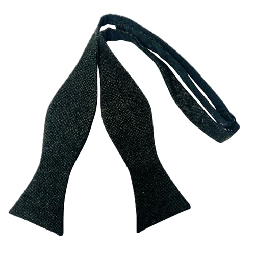 King & Priory Highland Weave Fliege zum Selbstbinden, Waldgrün, waldgrün, Einheitsgröße von King & Priory