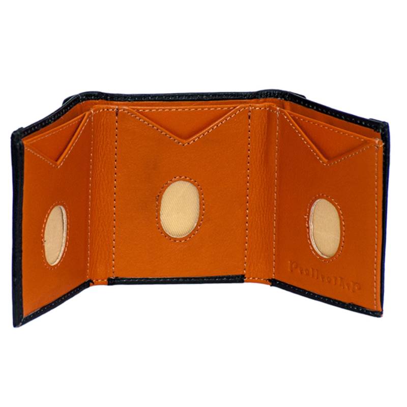 Slide-Out Leder Trifold Brieftasche | Schlank & Sicher Einfacher Zugriff Trendiges Design Portemonnaie Rfid-Sperr Geschenk Für Ihn Echtleder von KingBeeCreations