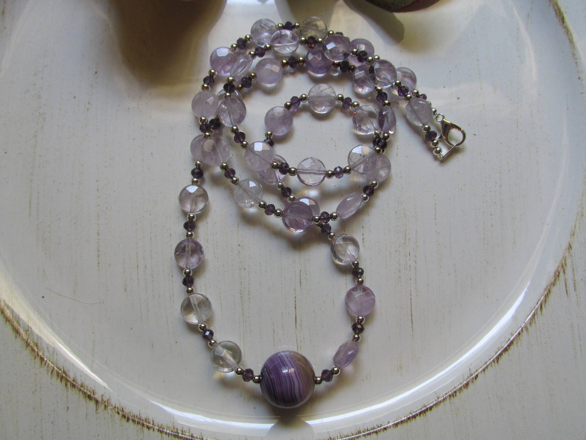Natürliche Amethyst Halskette Lange Halskette, Geschenk Für Sie, Halbedelstein, Einzigartig, Stilvoll, Frauen, Unikat, Geburtstagsgeschenk Natürliche Amethyst Halskette Lange Halskette, Geschenk Für Sie, Halbedelstein, Einzigartig, Stilvoll, Frauen, Unikat, Geburtstagsgeschenk von KingJewelryByRebecca