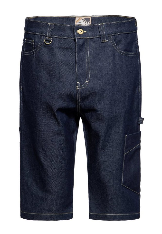 KingKerosin Badeshorts aus robustem Denim von KingKerosin