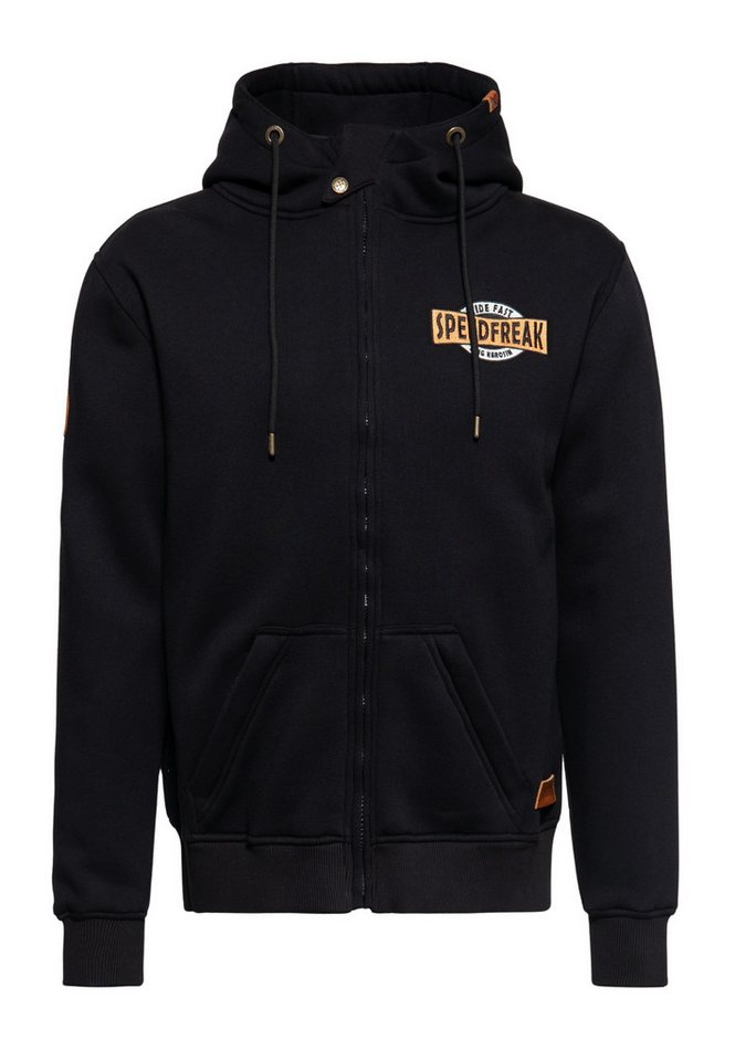 KingKerosin Kapuzensweatjacke K.K. Adventure Gear - Speedfreak (1-tlg) mit herausnehmbarem Softshell-Innenfutter von KingKerosin
