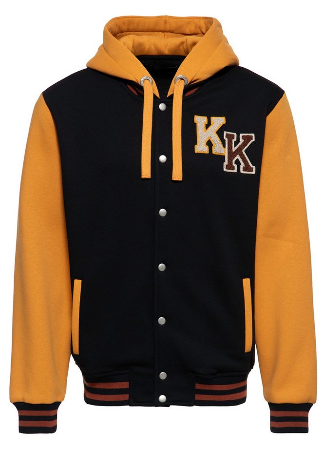 KingKerosin Kapuzensweatjacke Natural Born Badass (1-tlg) mit Backprint von KingKerosin