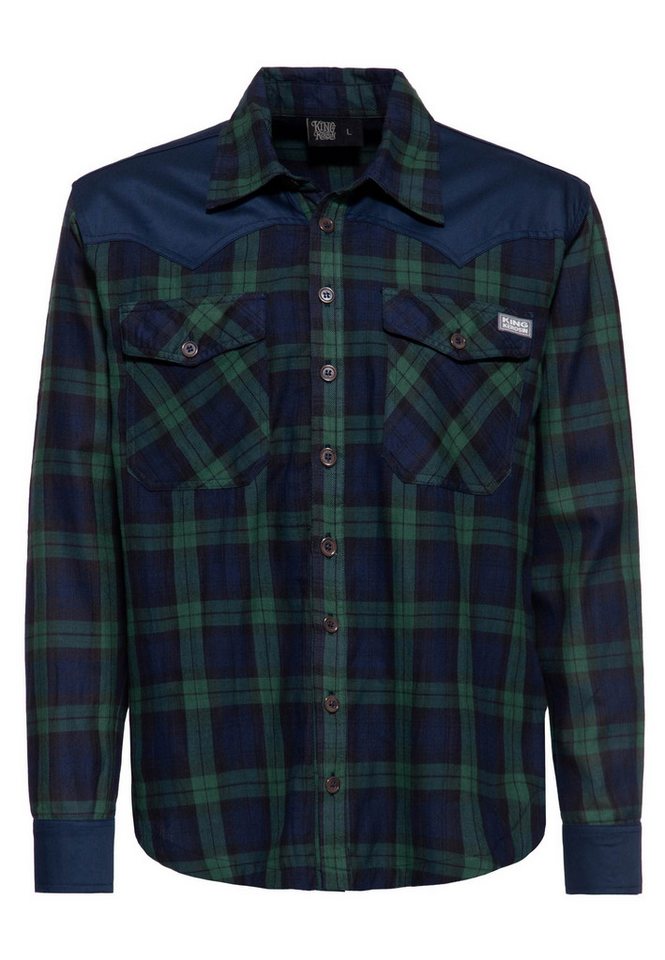 KingKerosin Langarmhemd in Flanell von KingKerosin