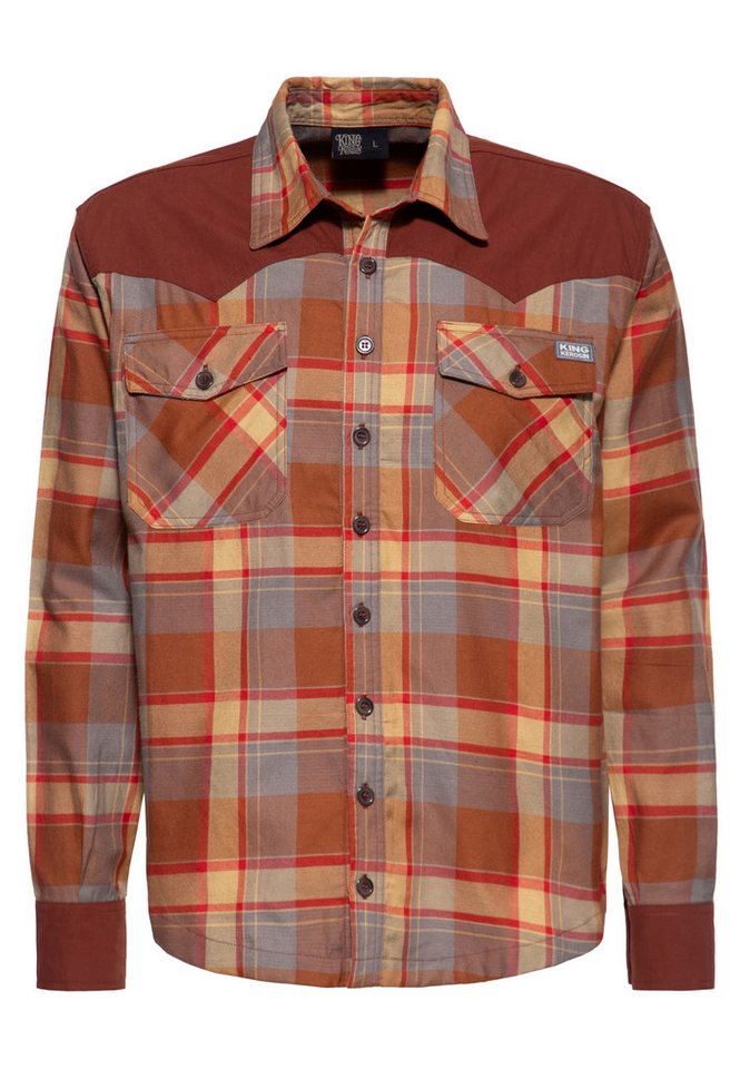 KingKerosin Langarmhemd in Flanell von KingKerosin