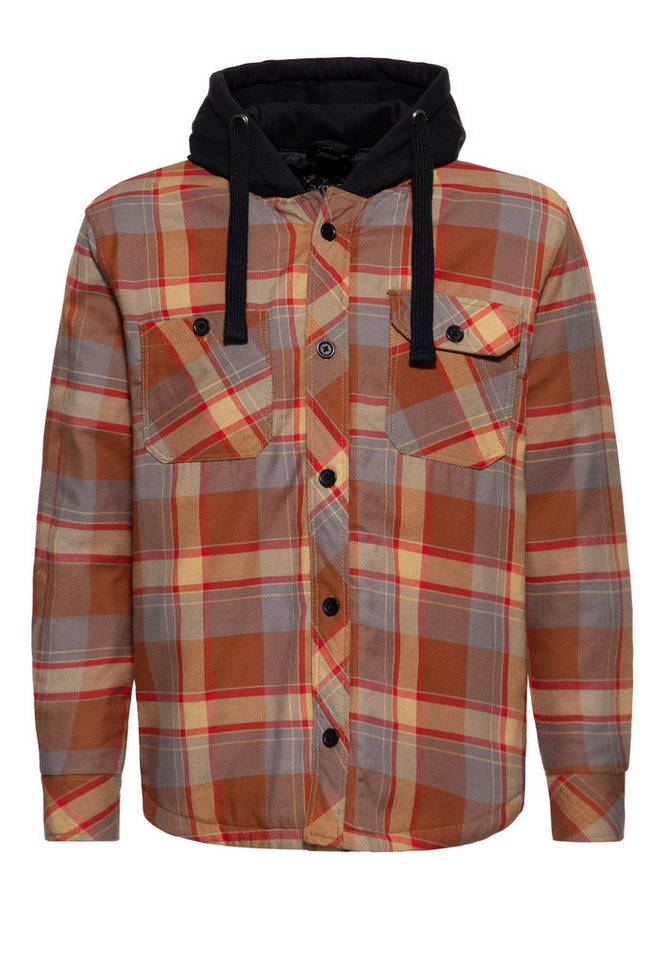 KingKerosin Langarmhemd mit Kapuze von KingKerosin