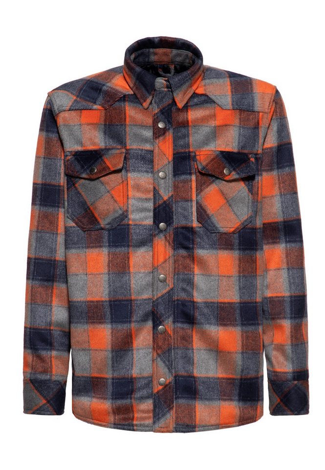 KingKerosin Kurzarmhemd mit Karo Optik von KingKerosin