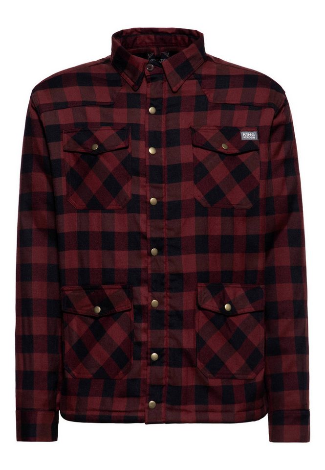 KingKerosin Langarmhemd mit Teddy-Futter von KingKerosin