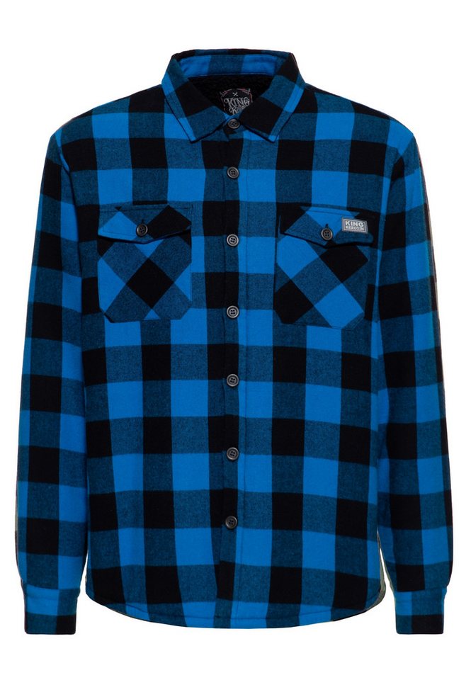 KingKerosin Langarmhemd mit Teddyfutter von KingKerosin