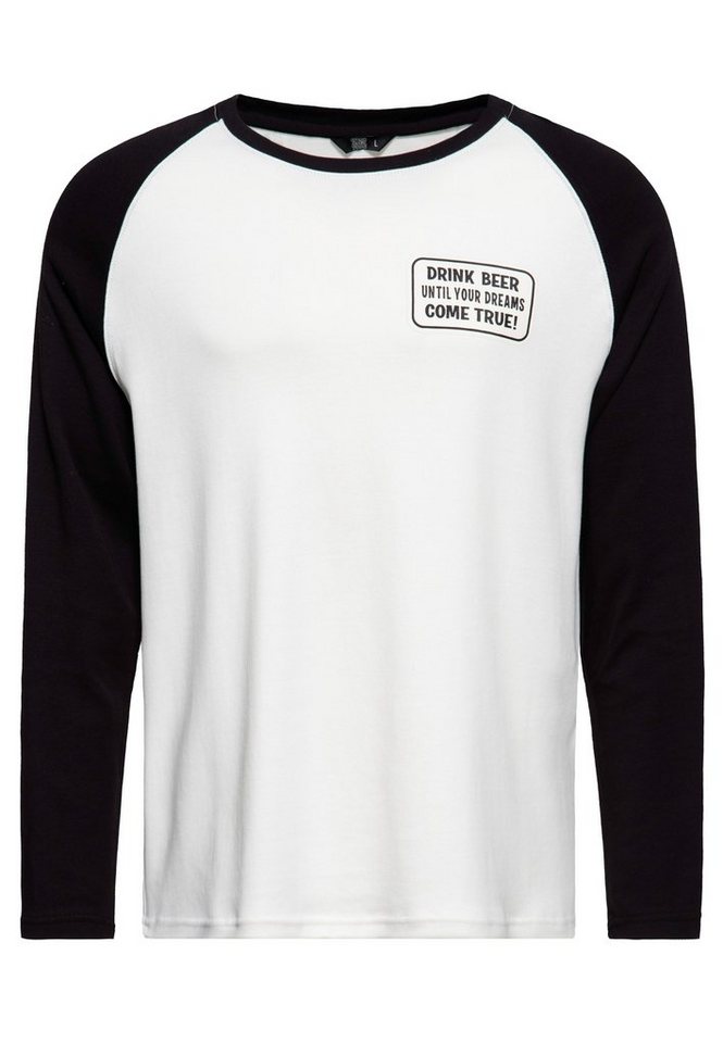 KingKerosin Longsleeve Ring-a-ding ding mit Raglan-Ärmeln von KingKerosin