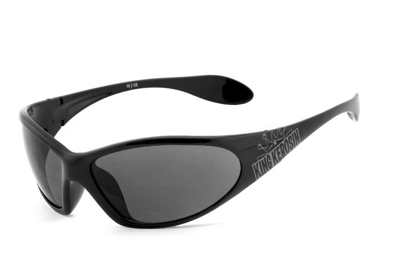 KingKerosin Motorradbrille KK405, Steinschlagbeständig durch Kunststoff-Sicherheitsglas von KingKerosin