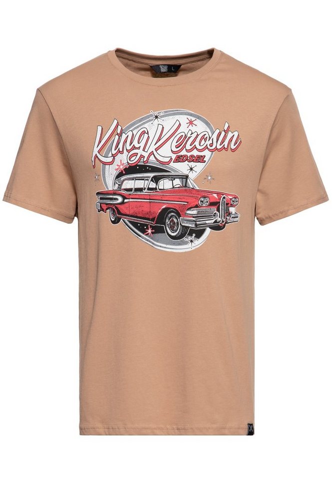 KingKerosin Print-Shirt Edsel (1-tlg) mit Classic Car - Artwork von KingKerosin