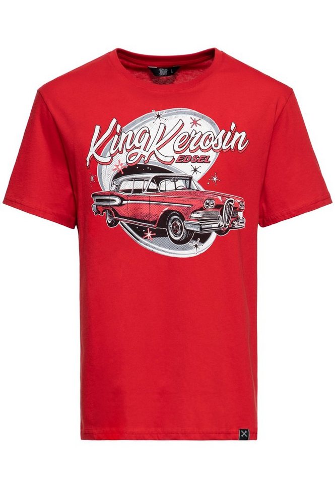 KingKerosin Print-Shirt Edsel (1-tlg) mit Classic Car - Artwork von KingKerosin