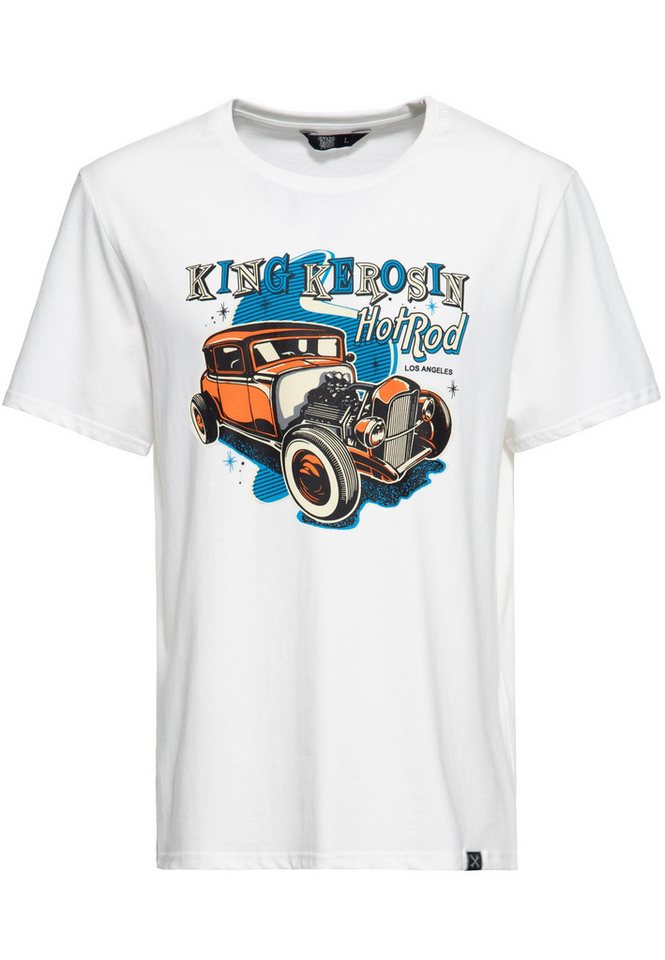 KingKerosin Print-Shirt Hot Rod (1-tlg) mit Artwork-Print von KingKerosin