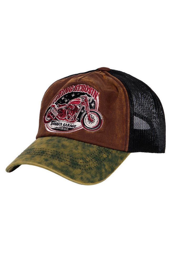 KingKerosin Trucker Cap Bobber Garage (1-St) im Vintage-Look von KingKerosin
