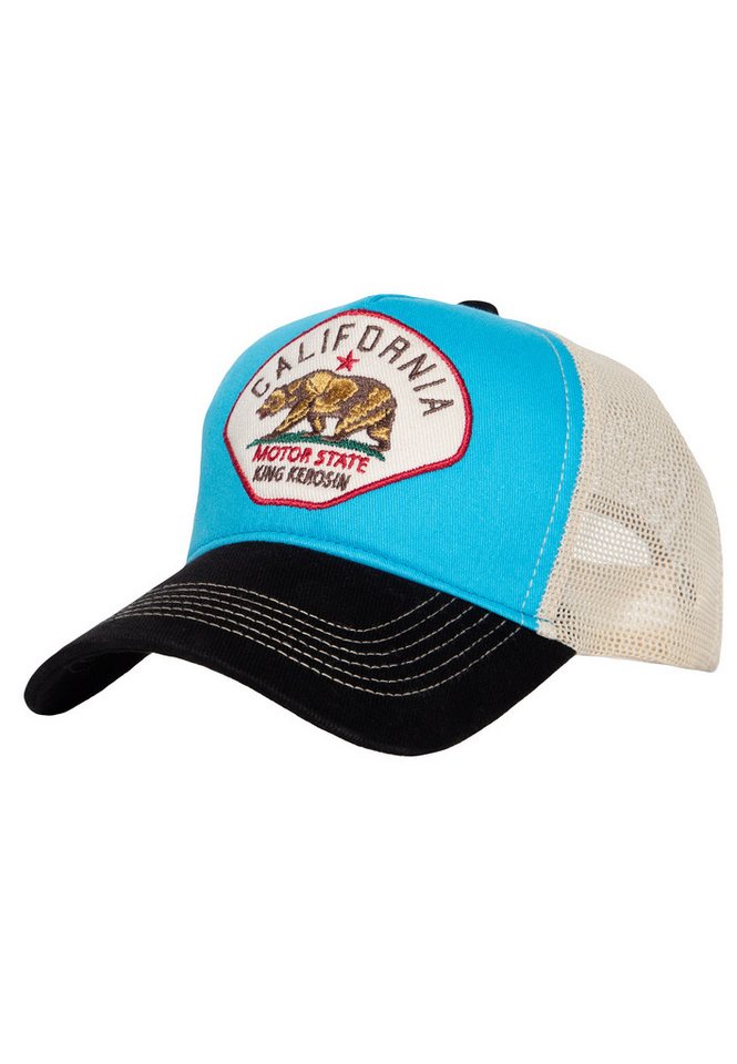 KingKerosin Trucker Cap California mit Kalifornien-Patch von KingKerosin