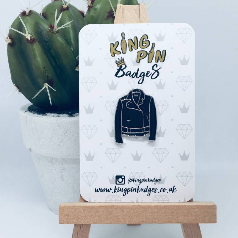 Lederjacke Emaille Pin Abzeichen | Hipster Anstecker Soft Enamel Biker Letterbox Geschenk Mix & Match 3Für2 von KingPinBadges