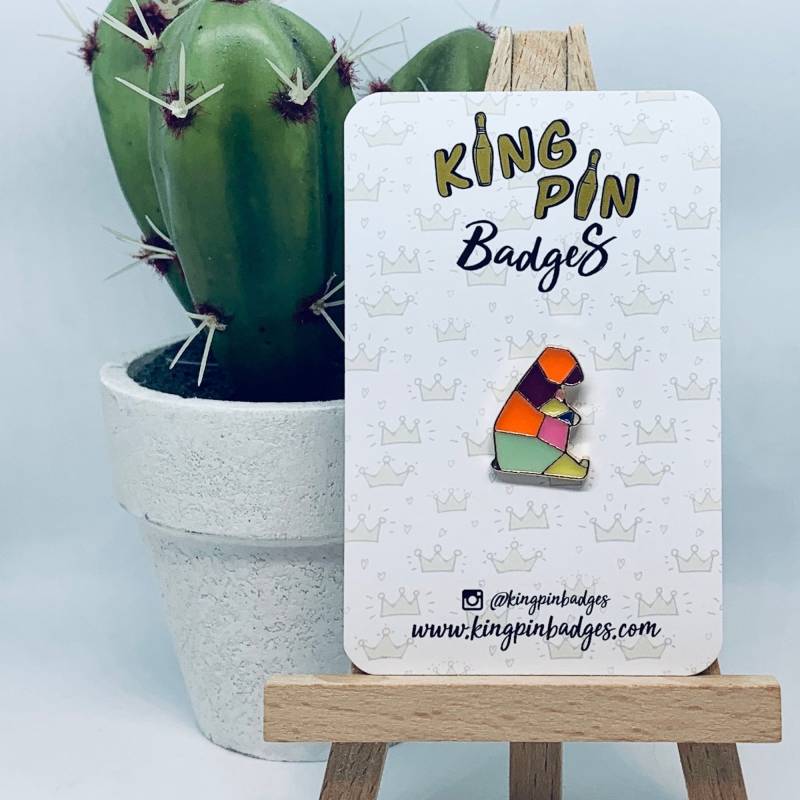 Origami Bär Emaille Pin Abzeichen | Papier Kraft Soft Enamel Tier Geschenke Letterbox Geschenk Mix & Match 3Für2 von KingPinBadges