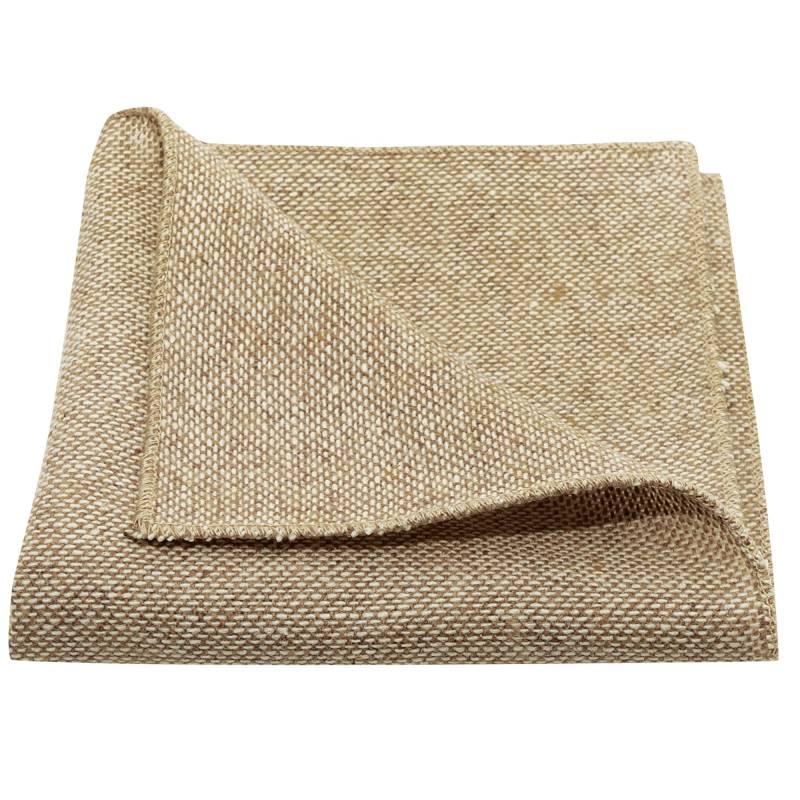 Highland Weave Stonewashed Hellbraunes Einstecktuch Highland Weave Stonewashed Hellbraunes Einstecktuch von KingandPriory