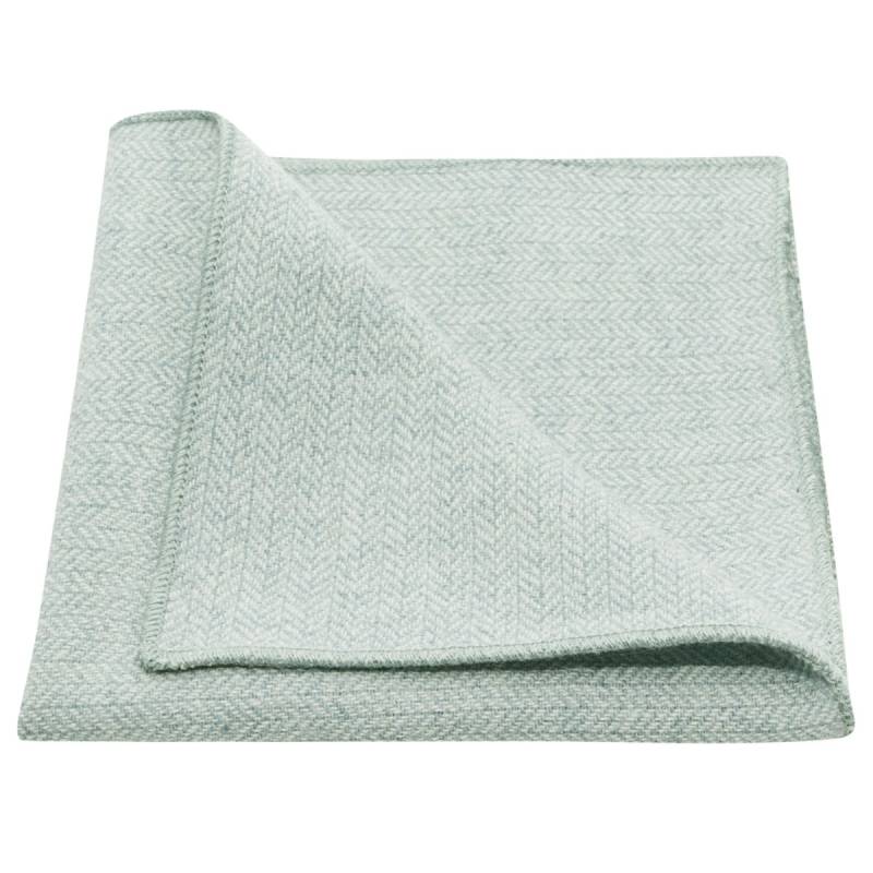 Mintgrüne Fischgrat Tasche Quadrat/Taschentuch Mintgrüne Fischgrat Tasche Quadrat/Taschentuch von KingandPriory