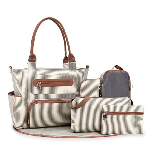 Kingbar Baby Wickeltasche, Wickelrucksack Groß, Reise Wickeltasche Bote Messenger, Mama-Rucksäcke Mit Kinderwagenriemen, A Kingbar Baby Wickeltasche, Wickelrucksack Groß, Reise Wickeltasche Bote Messenger, Mama-Rucksäcke Mit Kinderwagenriemen, A von Kingbar