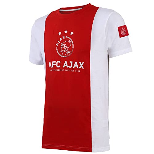 Ajax T-Shirt Heim - Baumwolle - 2022-2023 - Kinder und Erwachsene - Jungen - Fußball Trikot - Fussball Geschenke - Sport t Shirt - Sportbekleidung - Größe L von Kingdo