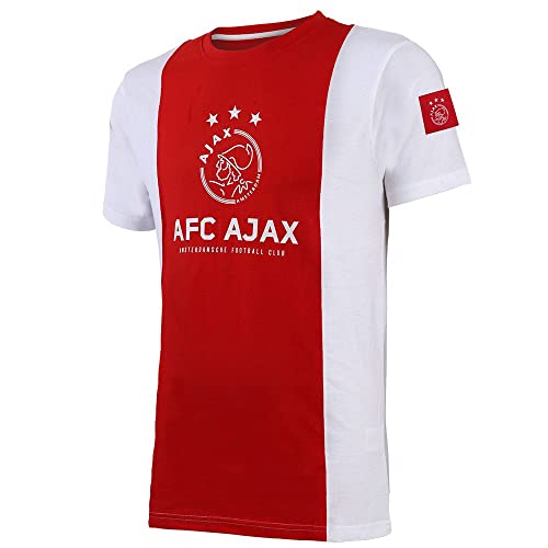 Ajax T-Shirt Heim - Baumwolle - 2022-2023 - Kinder und Erwachsene - Jungen - Fußball Trikot - Fussball Geschenke - Sport t Shirt - Sportbekleidung - Größe XXL von Kingdo