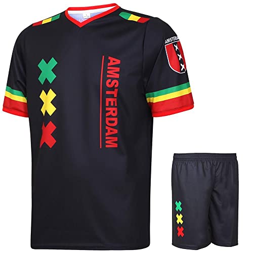 Mokum Trikot Set - Marley - Kinder und Erwachsene - Jungen - Fußball Trikot - Fussball Geschenke - Sport t shirt - Sportbekleidung - Größe XL von Kingdo